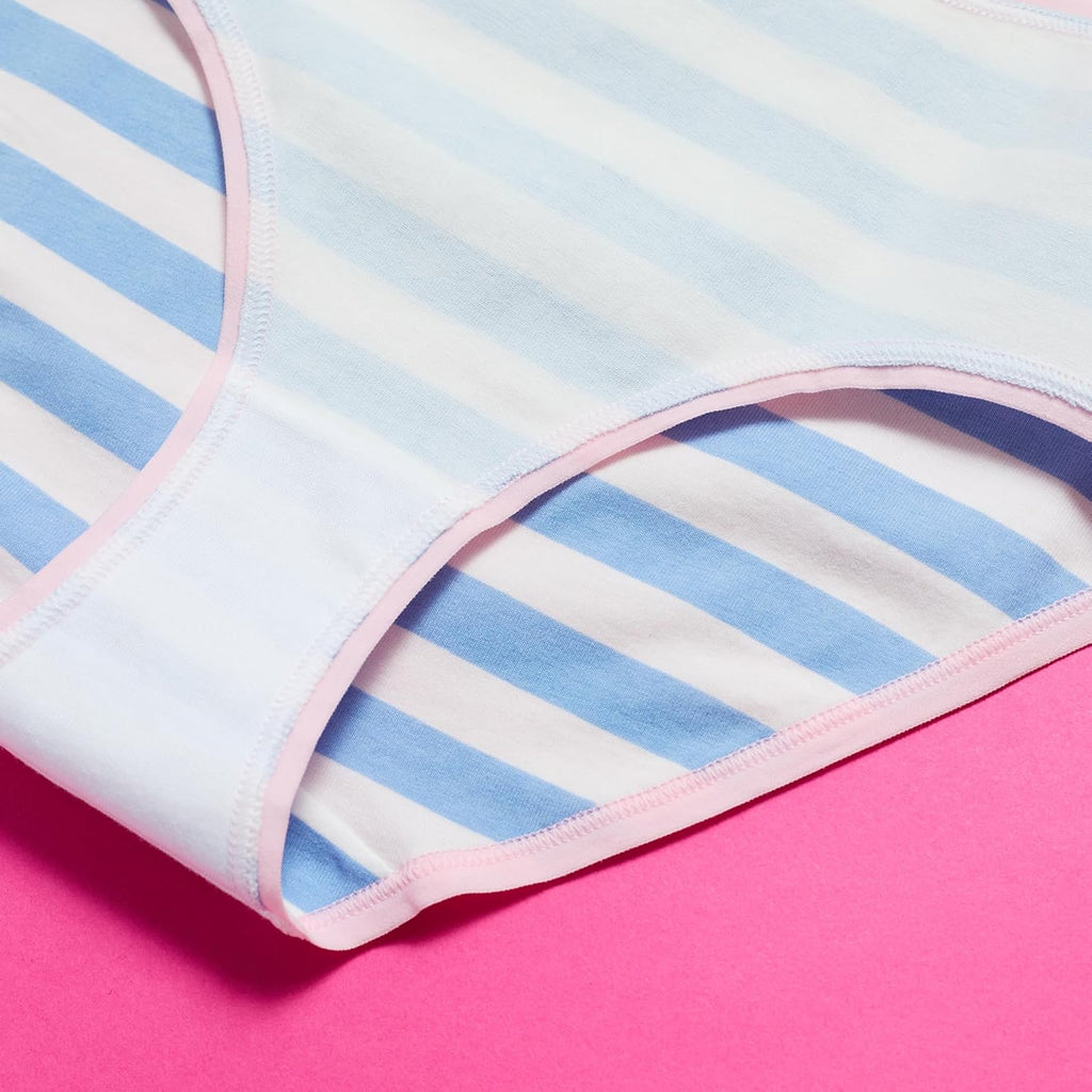 Saint Eve Kids Little Girls Cotton Underwear, Soft Breathable Multi Pack Brief Panties