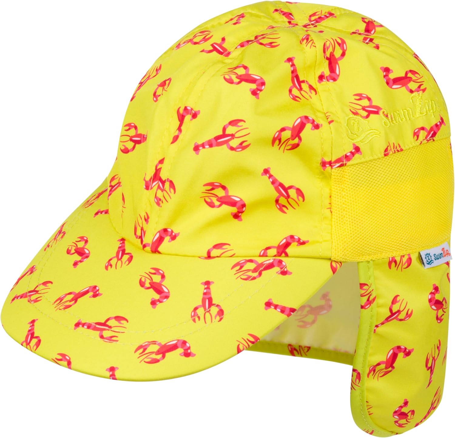 SwimZip Sun Hat with Neck Flap | UPF 50+ Protection for Baby, Toddler, and Kids