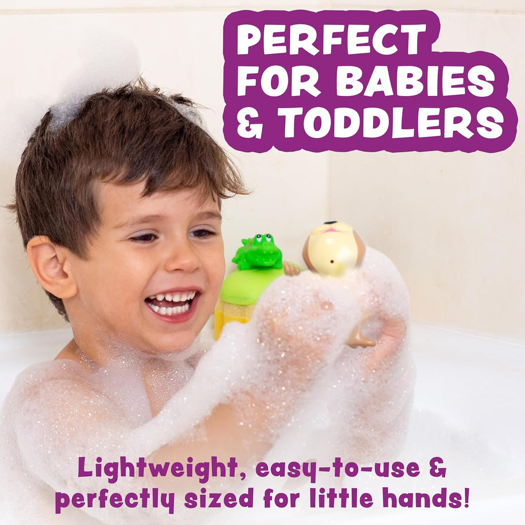 Tub Works® Wind Up Swimming Baby & Toddler Bath Toys, Arctic 3 Pack | Wind Arms & Watch Them Swim | Interactive Baby Bath Toys | Ideal for Bathtub, Toddler Pool, Summer or Water Table Play