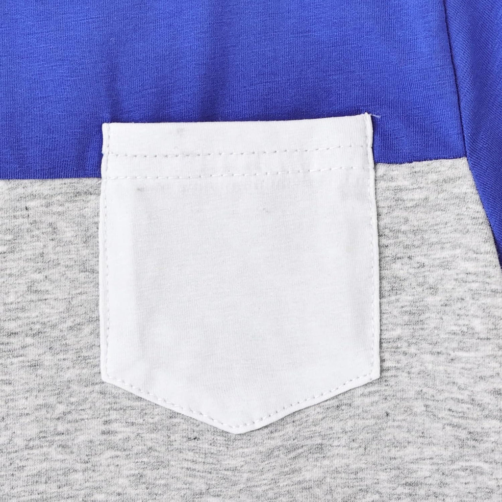 Baby Boy Clothes Toddler Boy Summer Outfits Short Sleeve Patchwork Top T-shirt & Pocket Pant Set 2 Piece 12 Months-4T