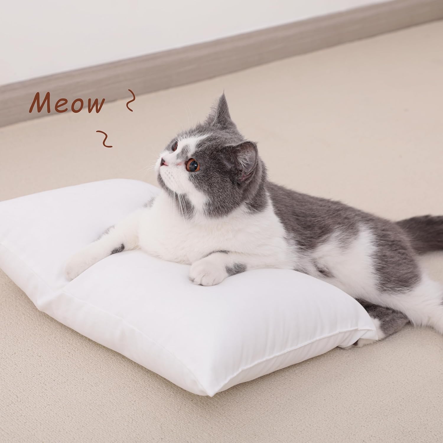 NTBAY Toddler Pillows, Down Alternative 13"x18" Pillows, Machine Washable - Soft and Breathable Travel Small Pillows for Sleeping, Ideal for Daycare, Crib, Cot, Pink