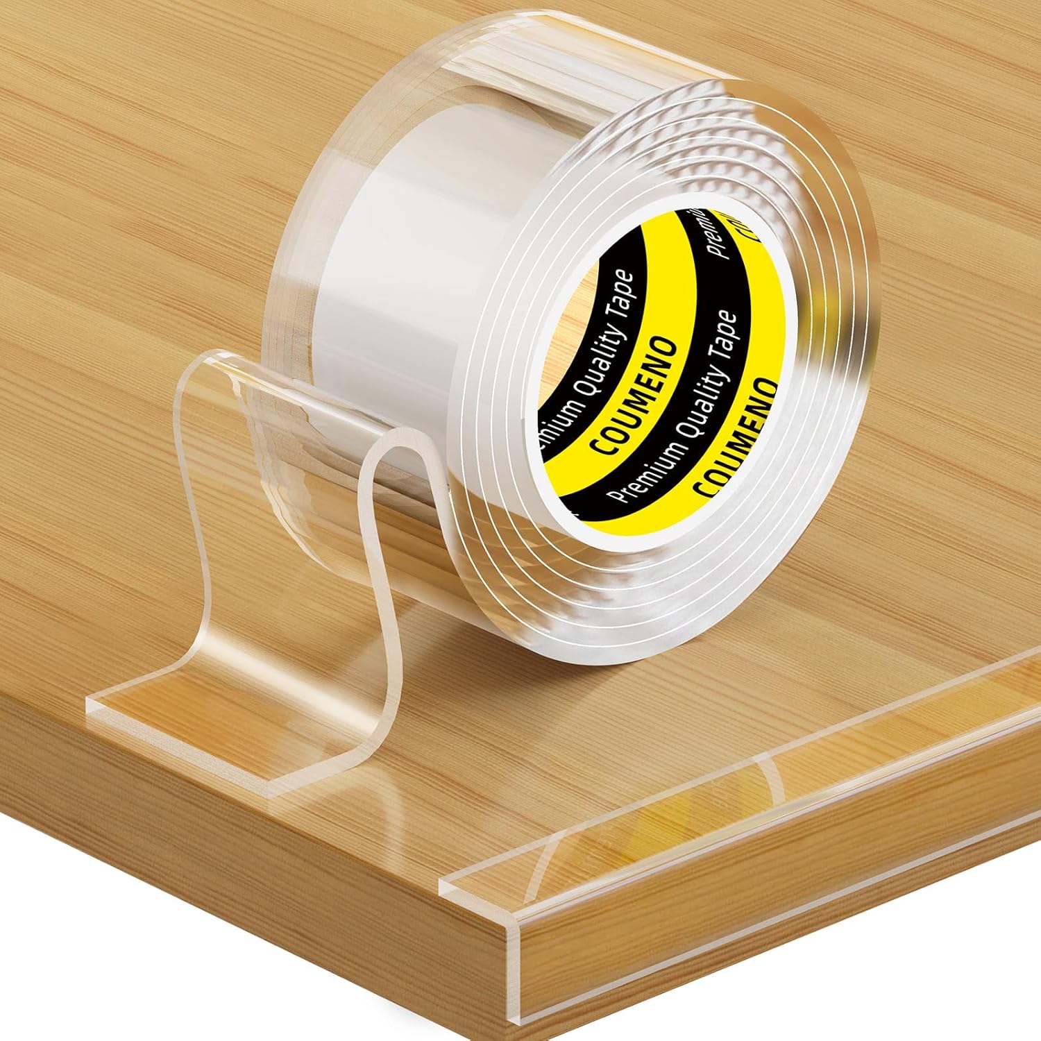 Clear Edge Protector with Strong Adhesive, Bumper Strip Corner Guards 0.8inX9.84FT
