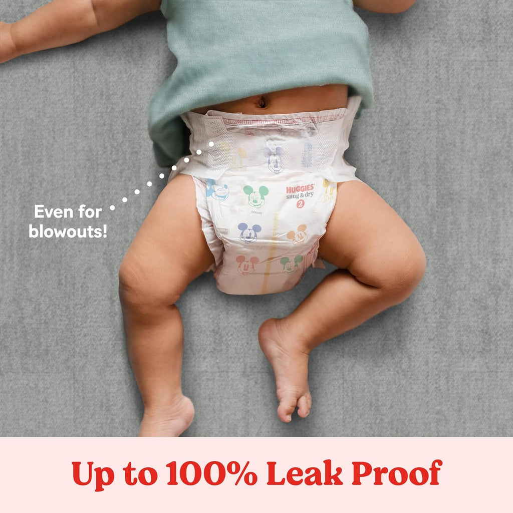 Huggies Size 1 Diapers, Snug & Dry Newborn Diapers, Size 1 (8-14 lbs), 38 Count, Packaging May Vary