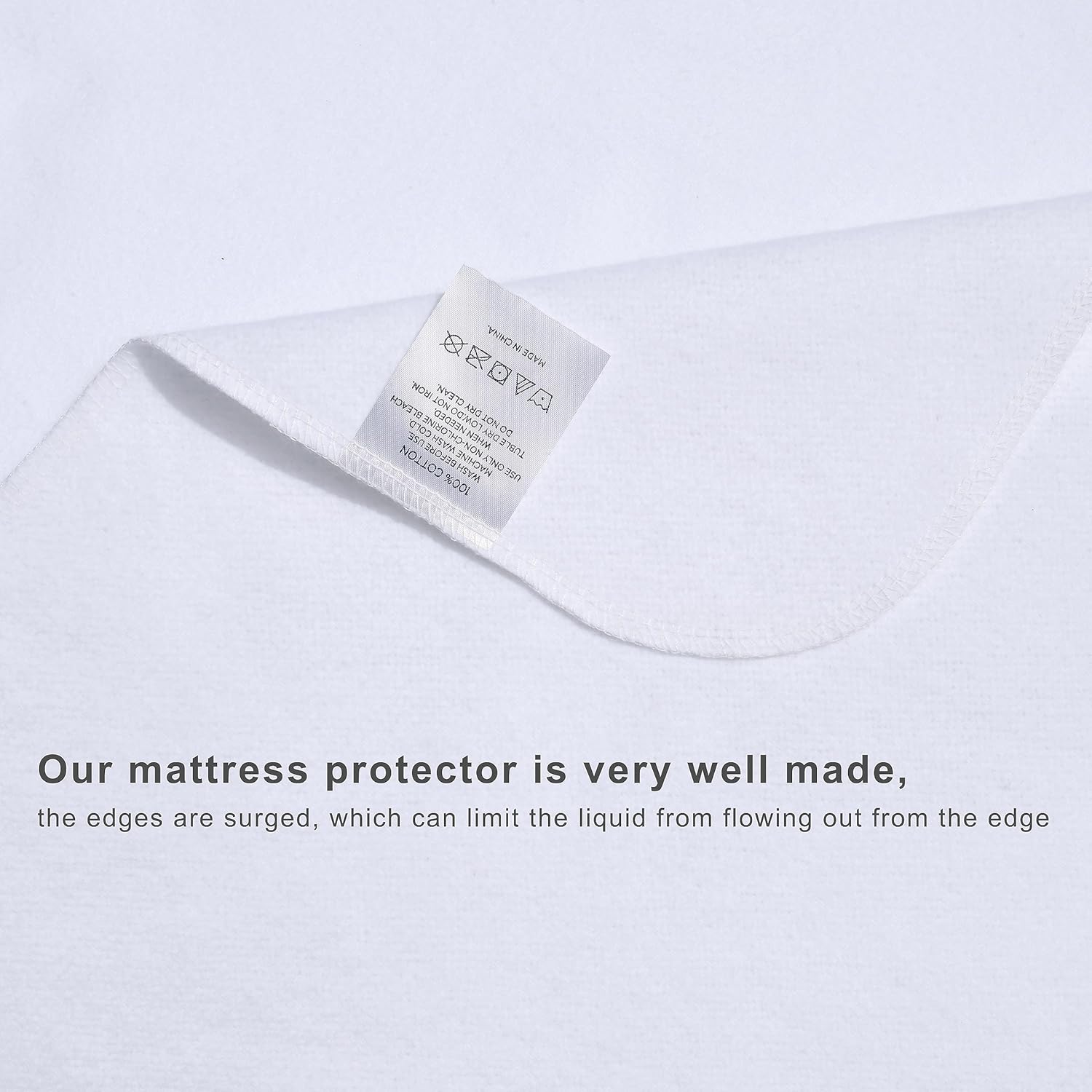 Flannel Crib Protector Pad，100％ Waterproof Mattress Protector Pad, One Size, 27" X 39"