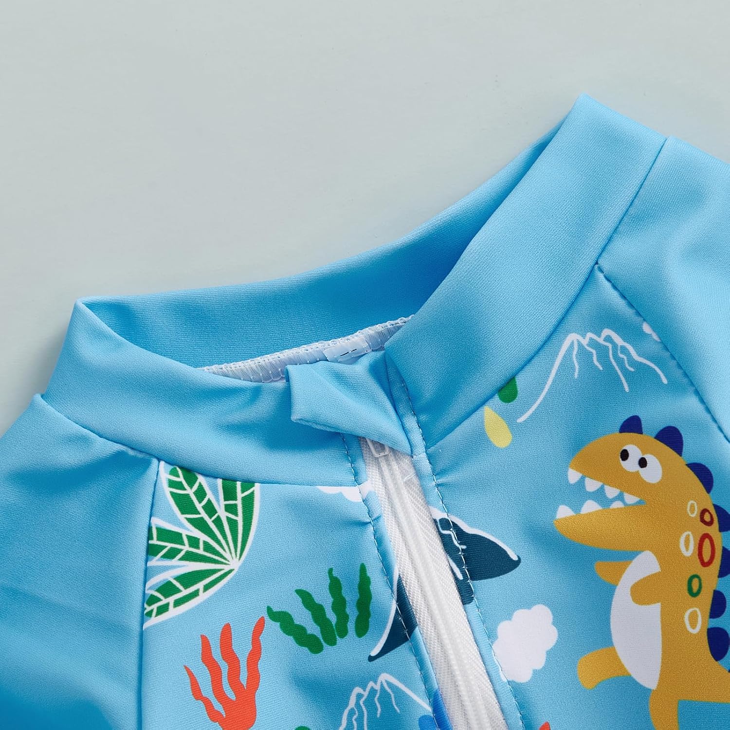 Hnyenmcko Baby/Toddler Boy Rash Guard Swimsuit Long Sleeve One Piece Zipper Swimwear Sunsuit Infant Bathing Suit Beachwear