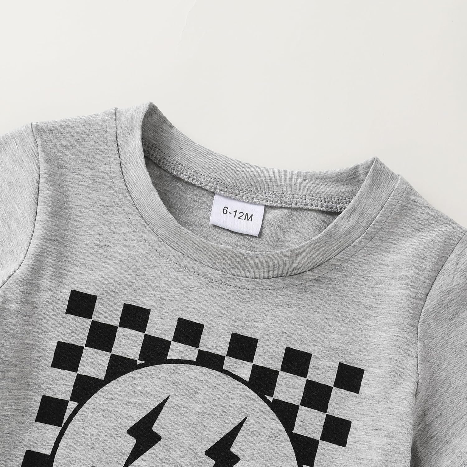 Happy Town Toddler Clothes Baby Boy Girl Smiley Face Shirt Short Sleeve T-Shirt Tee Summer Tops Outfits