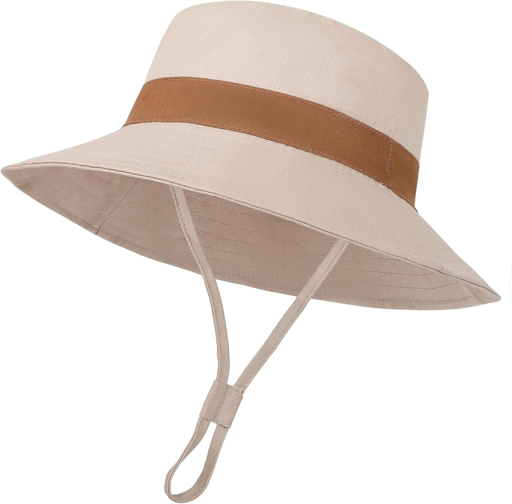 LPMOERA Baby Sun Hat Baby Boy Toddler Bucket Hats UPF 50+ for Baby Girls Boys Infant Beach Hat