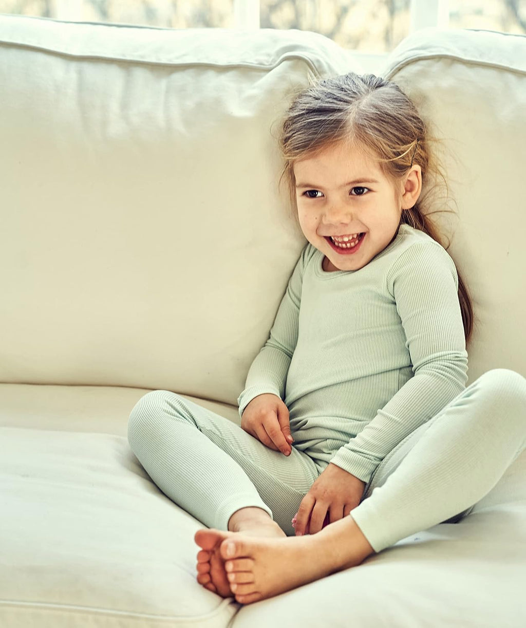 AVAUMA Baby Boys Girls Pajama Set Kids Toddler Snug fit Ribbed Sleepwear pjs for Daily Life Style