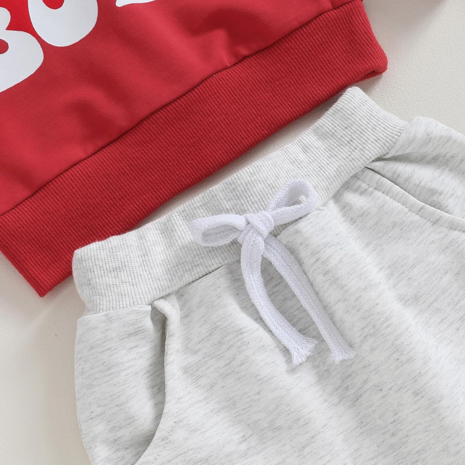 Kupretty Toddler Baby Boy Fall Winter Clothes Color Block Long Sleeve Sweatshirt Pullover Tops + Joggers Pants Outfit Set