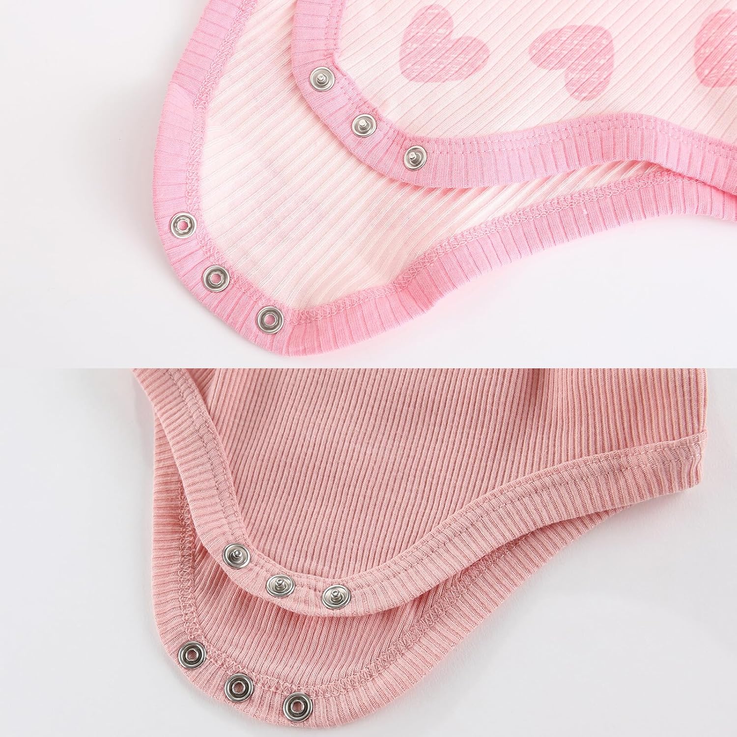 Newborn Baby Boy Girl Short Sleeve Bodysuits Cotton One-Piece Baby Clothes 6-Pack