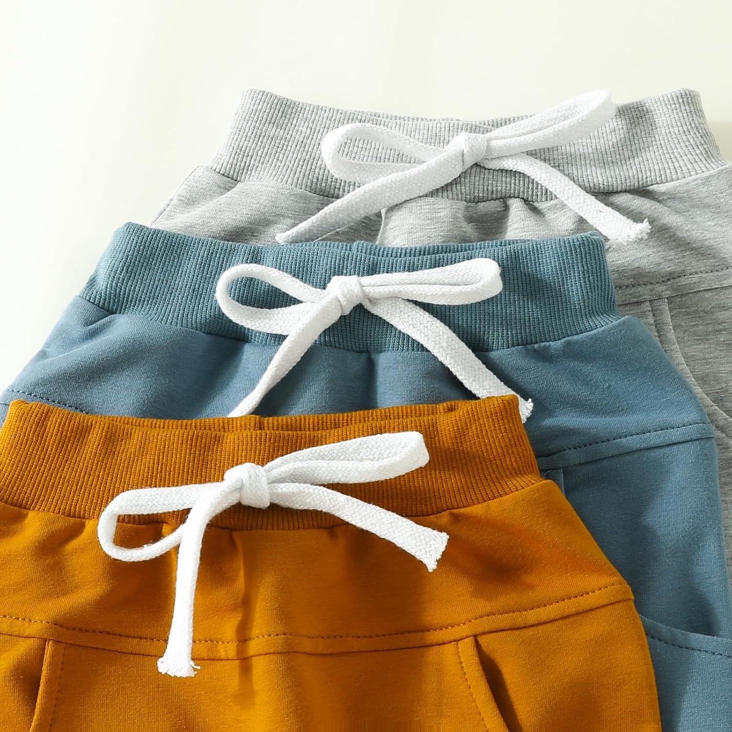 Baby Pants Toddler Infant Newborn Baby Boy Girl Sweatpants Long Joggers Pants Unisex Boy 's Clothing 3 Pack