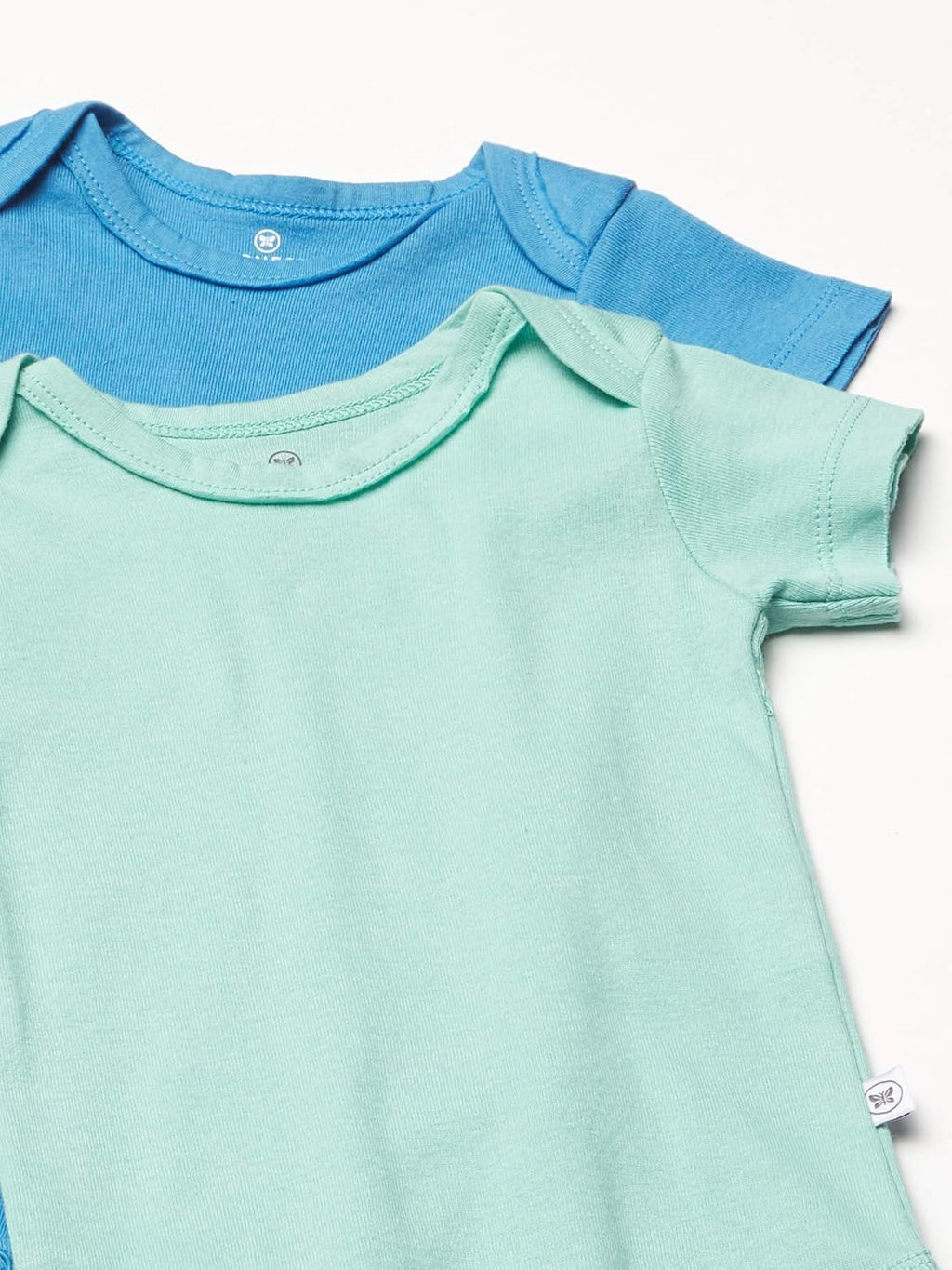 HonestBaby unisex-baby 10-pack Short Sleeve Bodysuits One-piece 100% Organic Cotton for Infant Baby Boys, Girls