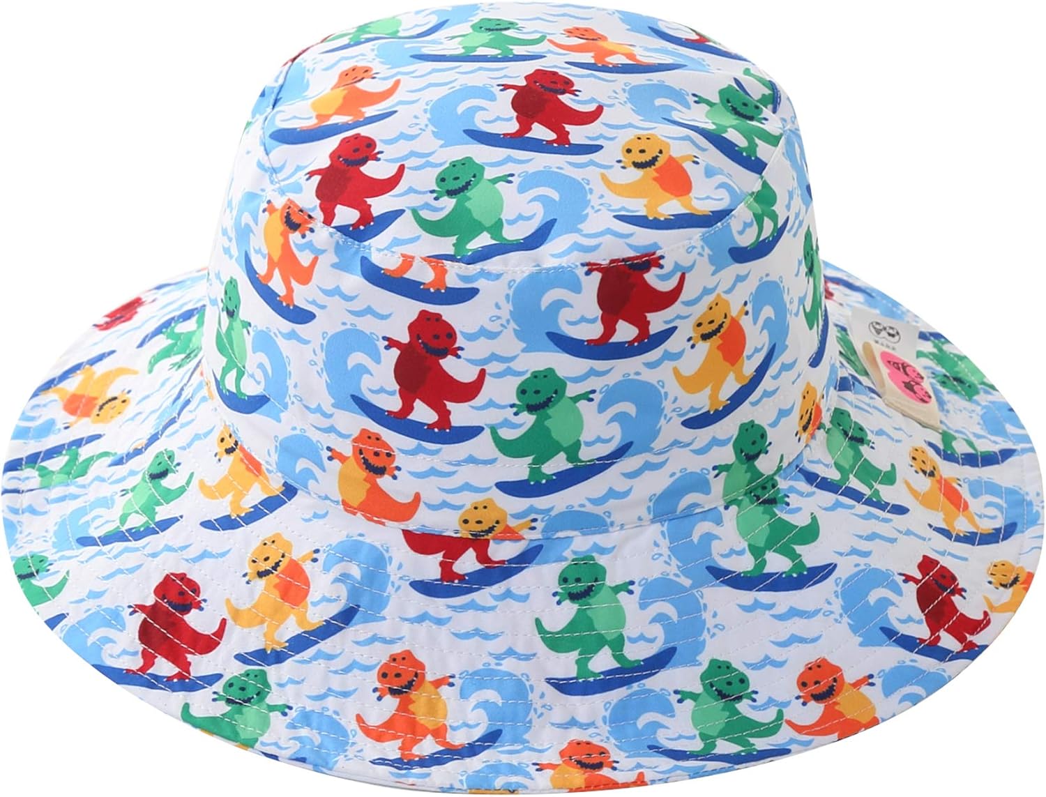 Home Prefer UPF50+ Wide Brim Sun Hat Boys Girls Sun Protection Hat Zoo Beach Swim Safari Bucket Hat for Baby Toddler Kid