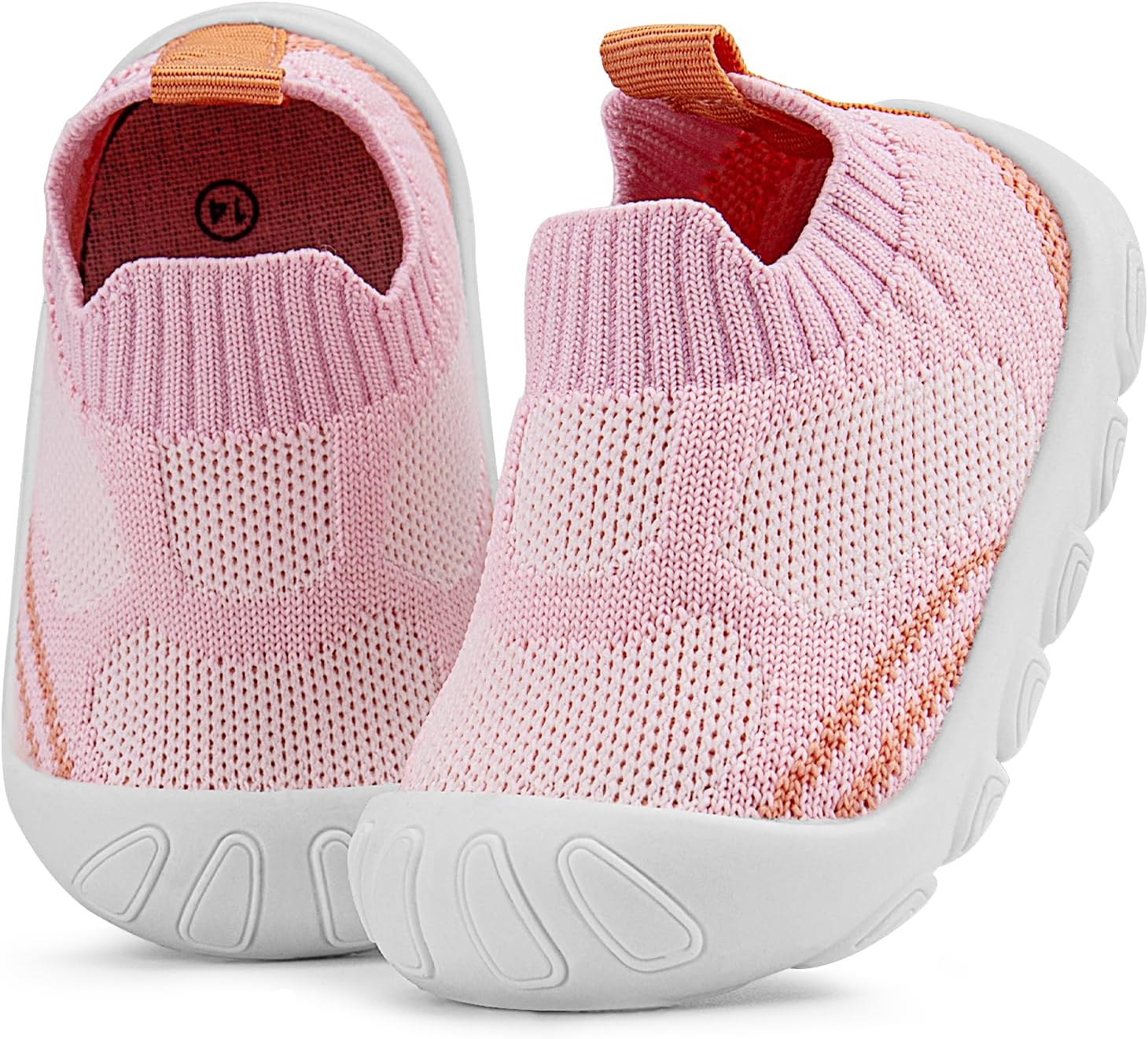 Charrost Toddler Baby Girl Boy First Walking Shoes Checkered Sneakers Sizes 3/4/5/6/7/8T. Soft, Cute,Flexible for First Walkers. Non-Slip, Slip On, Wide Toe Box Indoors Outdoors