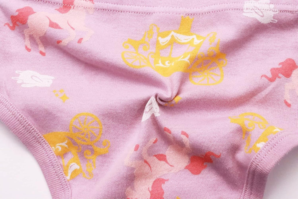 Hahan Girls Soft Panties Toddler Girls Cotton Underwear Kids Briefs