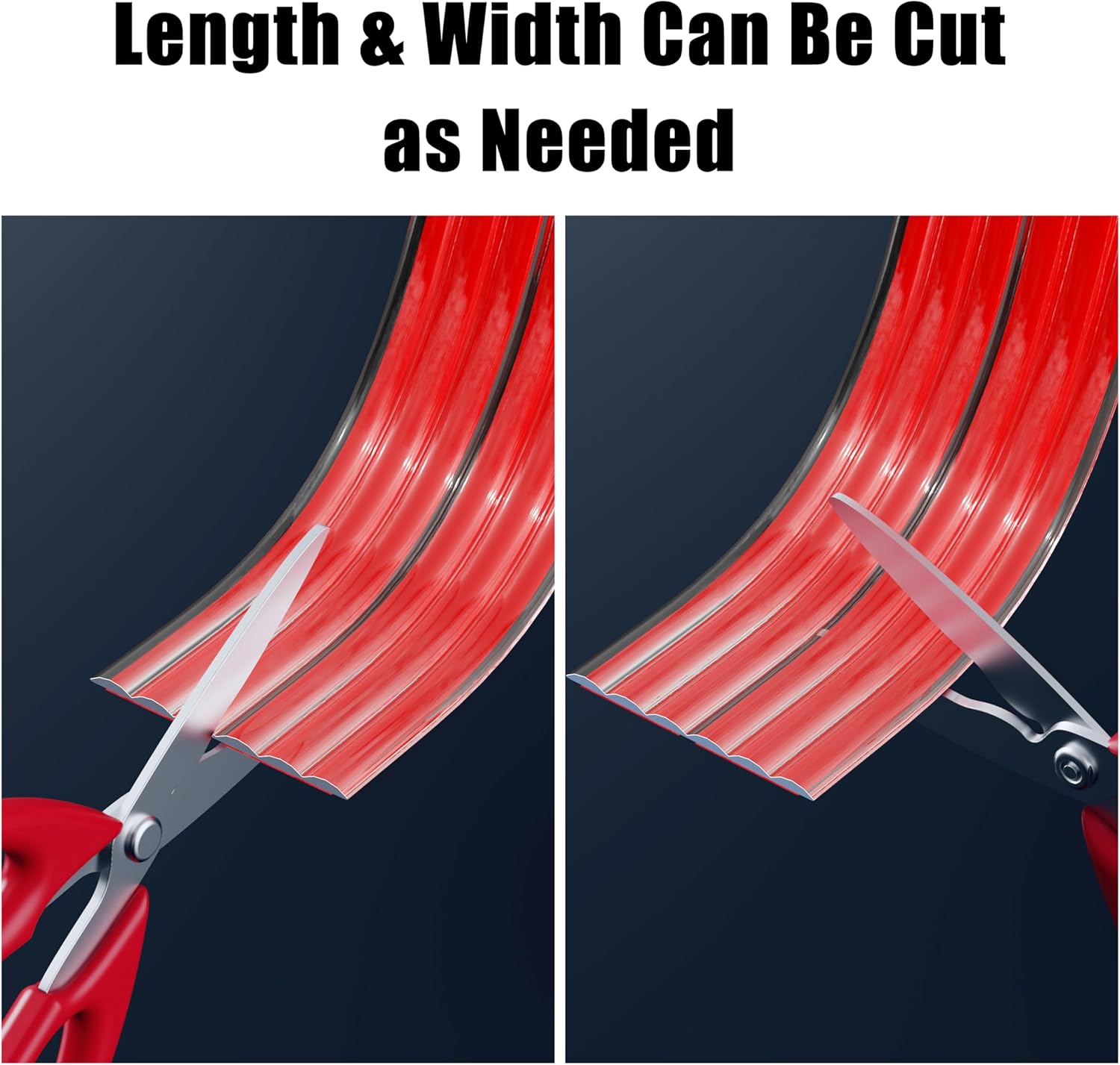 Wall Corner Protector Edge Guard - Peel and Stick Self-Adhesive Wall Trim Moulding, Inside & Outside Corner Molding Trim Caulk Strip for Wall Edge, Ceiling, Countertop – Clear, 1.18INx4FT