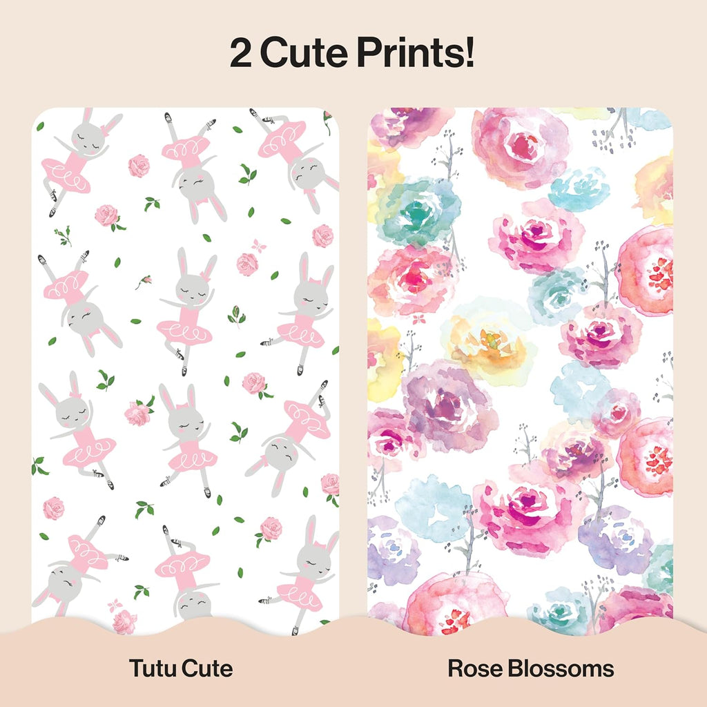 The Honest Company Clean Conscious Diapers for Delicate Skin | Up to 100% Leakproof | Hypoallergenic, Fragrance Free | Girl Prints | Super Club Box, Size 2 (12-18 lbs), 124 Count (Prints May Vary)