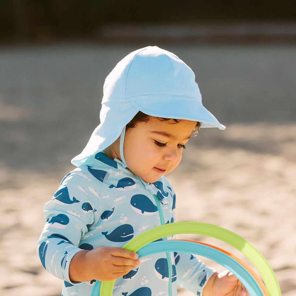 JAN & JUL Sun Soft Baby Cap | Cotton Neck Flap Hat for Littles