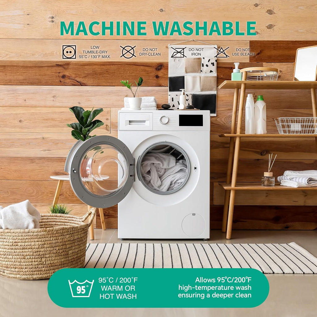 LAVANCE Premium Cotton Terry Mattress Protector – California King Size, Waterproof Soft Noiseless Dirt-Proof Washable Bed Mattress Cover