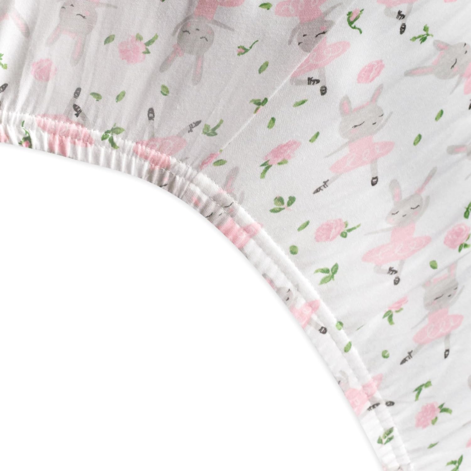 HonestBaby Unisex-Baby Fitted Crib Sheets Set Standard Mattress, 100% Organic Cotton Baby Boys, Girls, Neutral, 1 Pack - Light Gray Heather, One Size