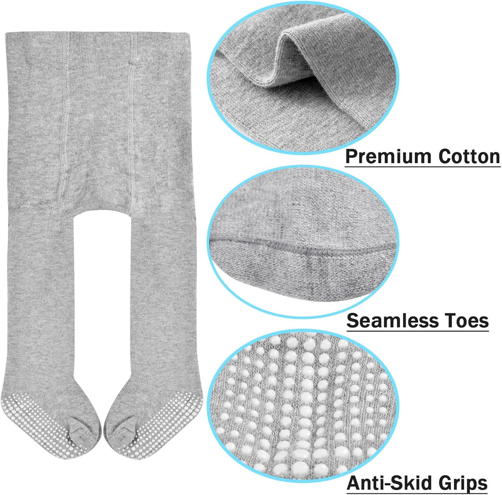 Mini angel Baby Tights Non Slip Baby Girl Tights Seamless Cotton Pantyhose Toddler Stockings Winter Warm Leggings Non-Skid