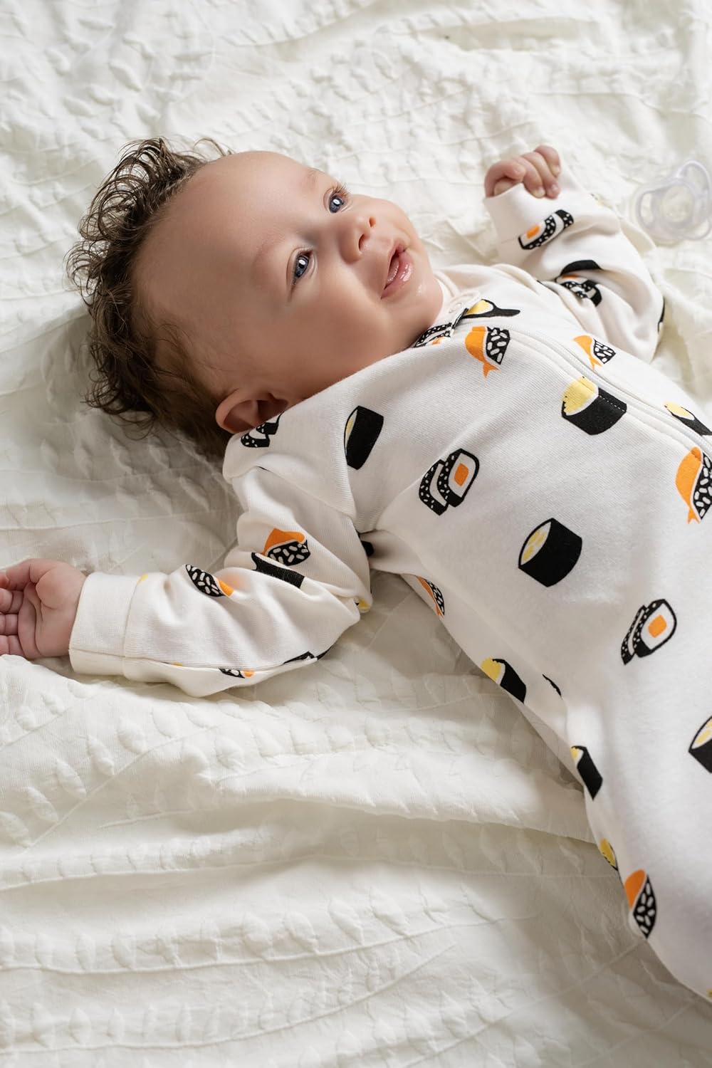 MONICA + ANDY Baby Organic One-Piece Baby Pajamas
