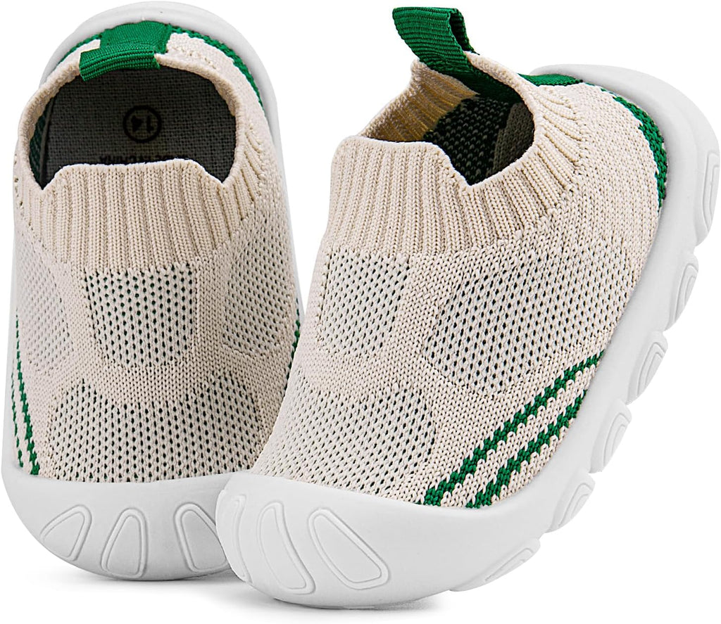 Charrost Toddler Baby Girl Boy First Walking Shoes Checkered Sneakers Sizes 3/4/5/6/7/8T. Soft, Cute,Flexible for First Walkers. Non-Slip, Slip On, Wide Toe Box Indoors Outdoors