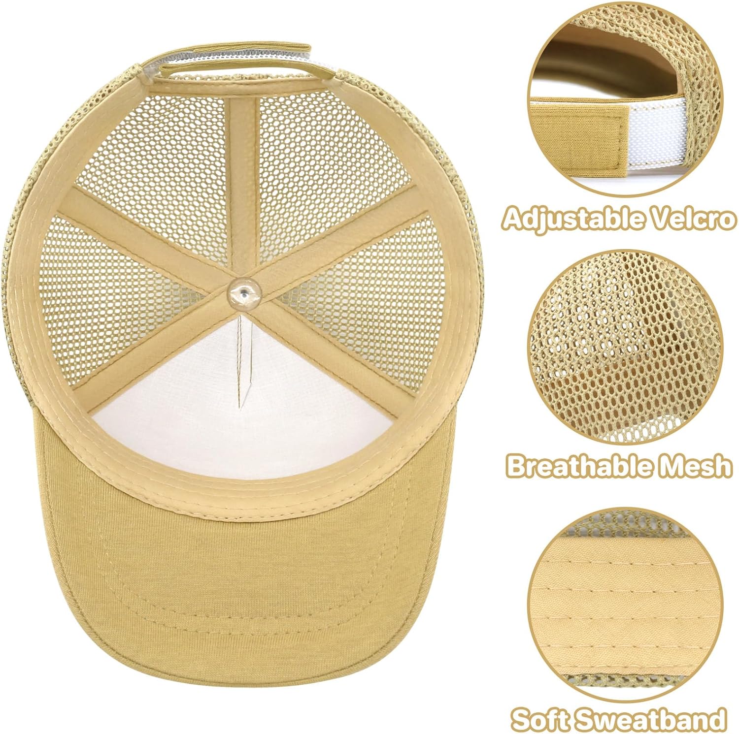 qikqik Baby Baseball Cap Toddler Baseball Hat with Mesh Infant Sun Hat UPF 50+ Baby Ball Cap Toddler Girl Hats Kids Hat Boys