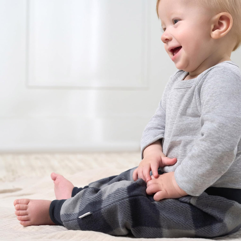 Gerber Baby Boys' 4-Pack Microfleece Pants
