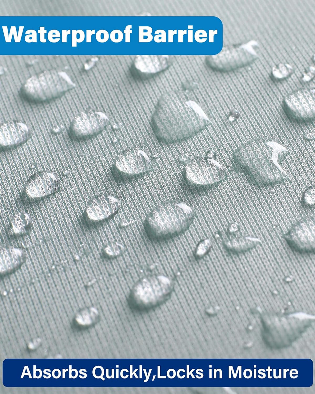 Washable Waterproof Incontinence Bed Pads - 24 x 34 Inch Reusable Underpad Sheet for Chair, Sofa and Mattress Protectors Pack of 3