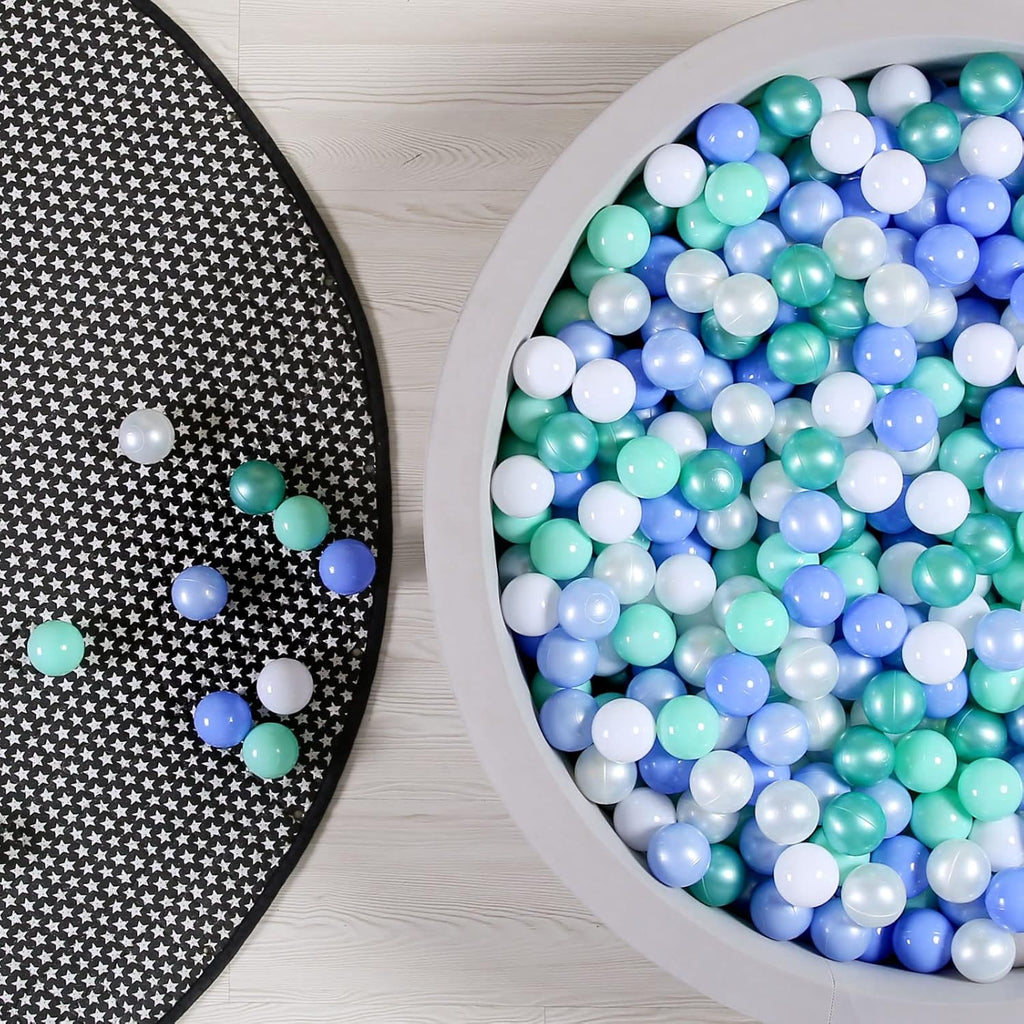 GOGOSO Ball Pits Balls for Toddlers Pack of 50 100 200 Plastics Shape Ball Non-Phthalate Non-BPA Non-Toxic 2.2-Inch Crush Proof Play Balls