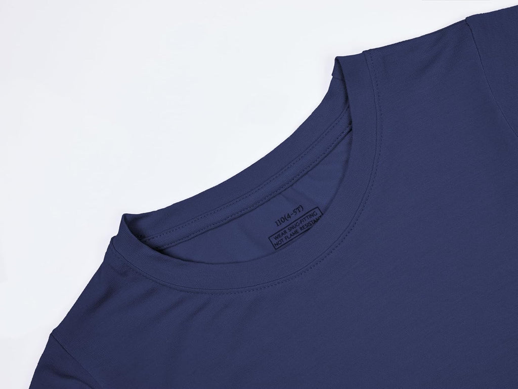 BABY 2T-10Y Toddler Kids Girls Boys Soft Comfy Viscose 2pcs Set Long Sleeve Plain Shirts and Pants Sets