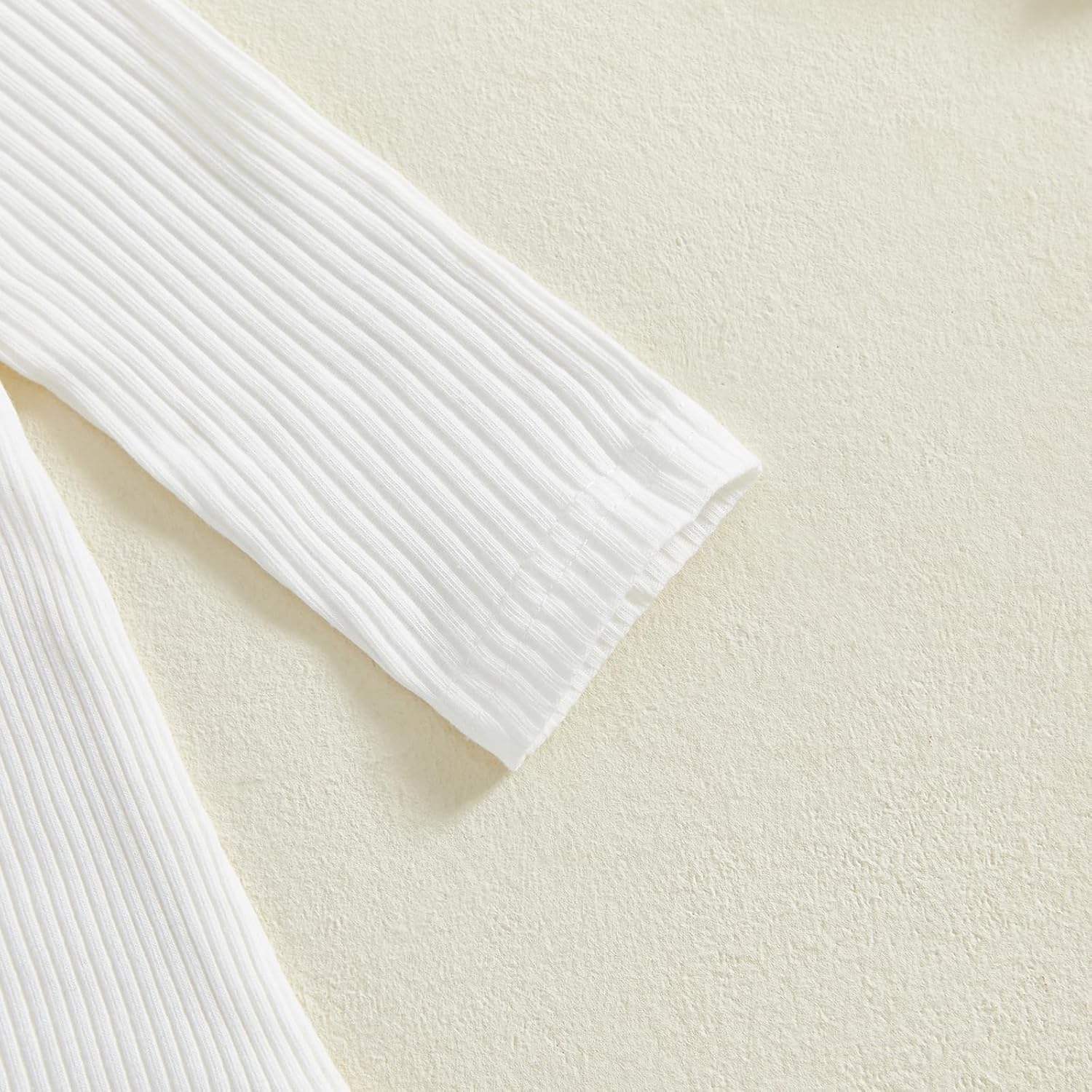 fhutpw Baby Boy Clothes 3 6 12 18 Months Ribbed Knitted Long Sleeve Romper and Pants Sets Newborn Fall Splicing Color Outfits