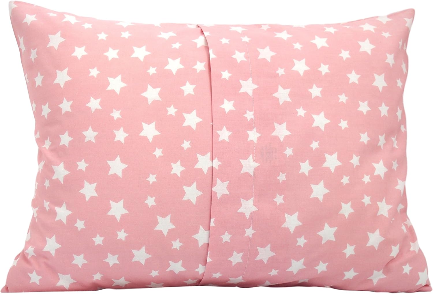 Star Toddler Pillow Cases 13 x 18 - Pillow Cases for Travel Pillow, Baby Cover Pillow Case, Star Pillowcase Breathable Pillow for Toddler - Pink Star