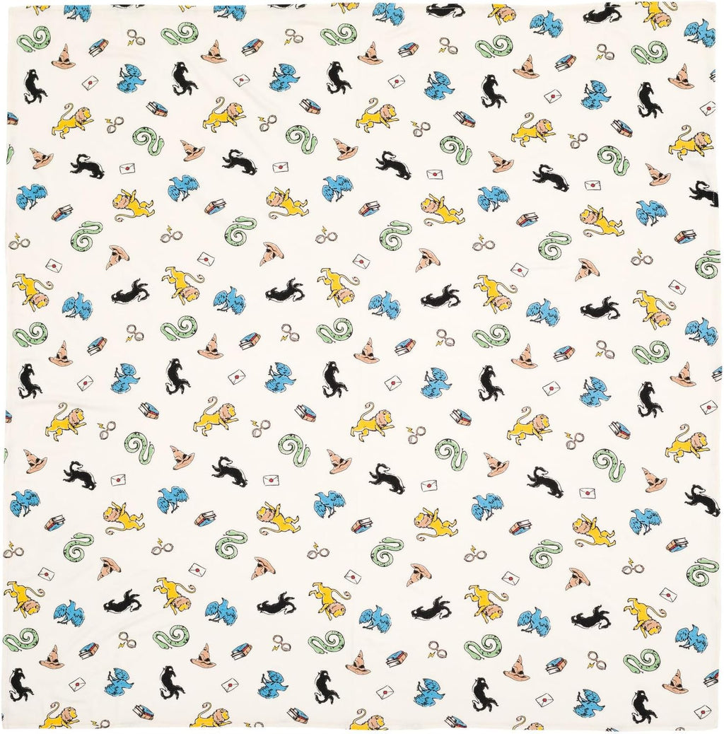 Harry Potter 4 Pack Swaddle Blankets - One Size Fits All