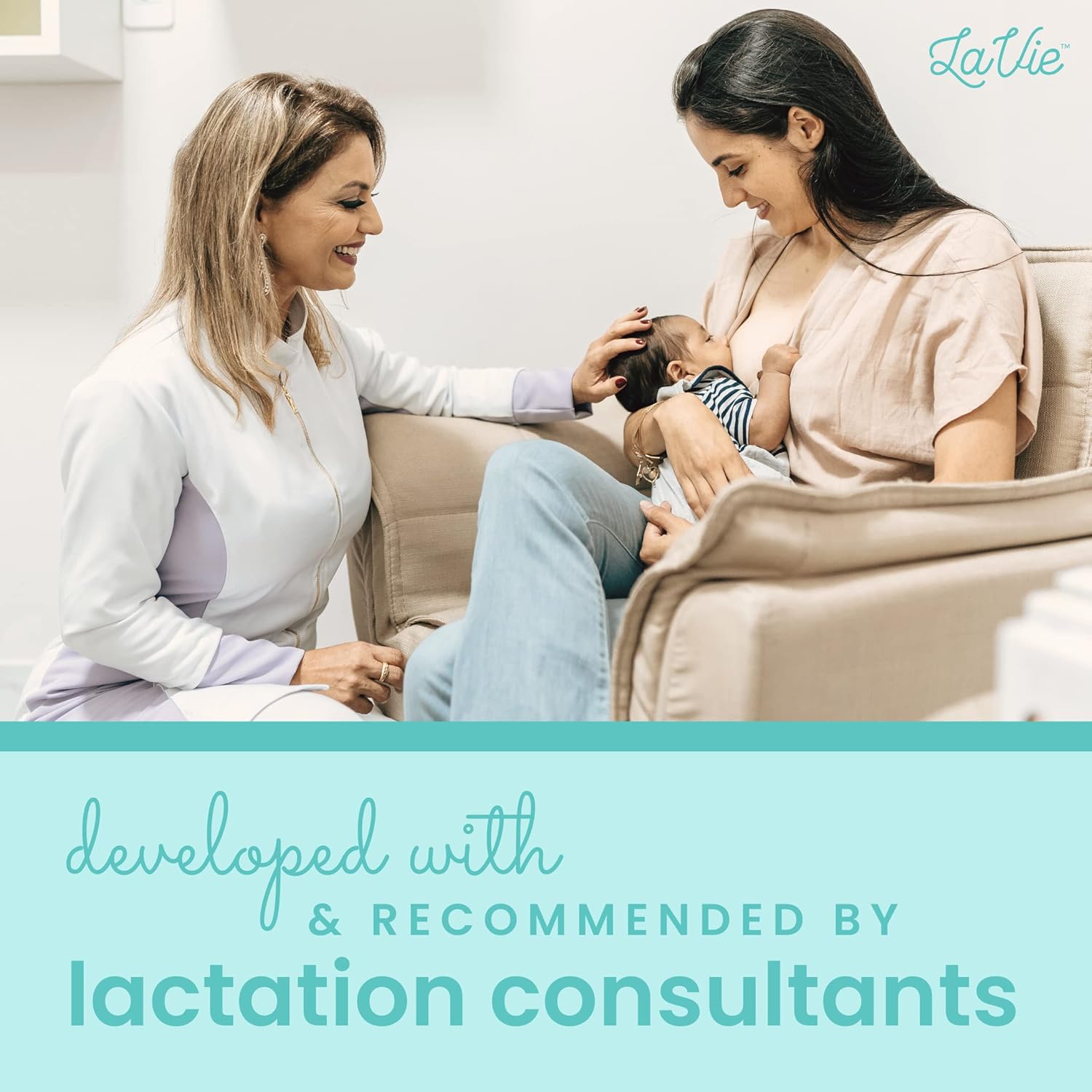 Lactation Massager - Patented Breastfeeding Relief, Boost Milk Flow & Ease Discomfort from Clogged Ducts, Engorgement, Mastisis - Postpartum Essentials for Nursing Moms - HSA/FSA Medical Device