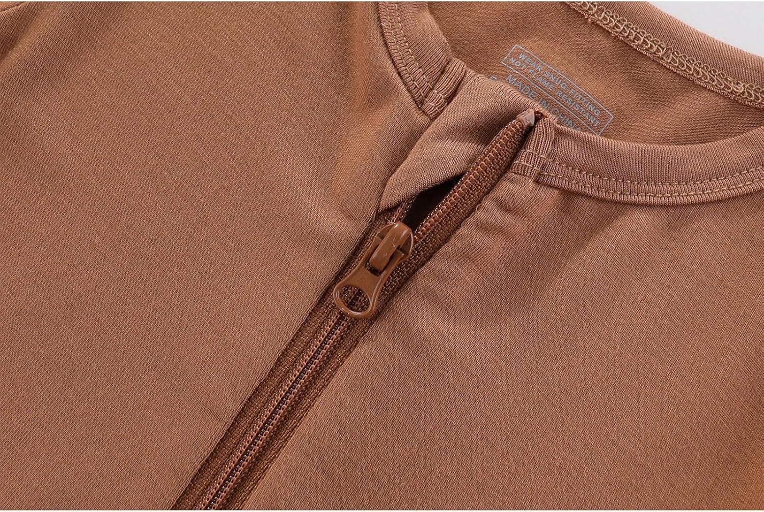 Unisex Rayon Made from Bamboo Zipper Baby Boy Girl Rompers 2 Pcak Long Sleeve Infants Jumpsuits New Born Clothes