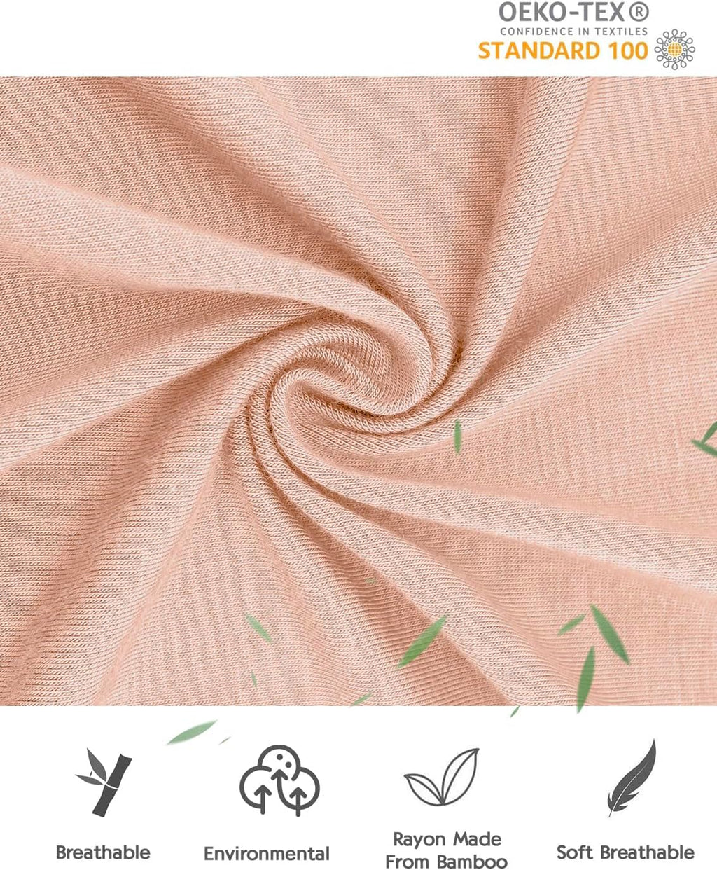 Jimonda Baby Romper Boys Girls Bamboo Pajamas 2-Way Zipper Footless Unisex Long Sleeve Sleepers Sleep and Play 0-24 Months