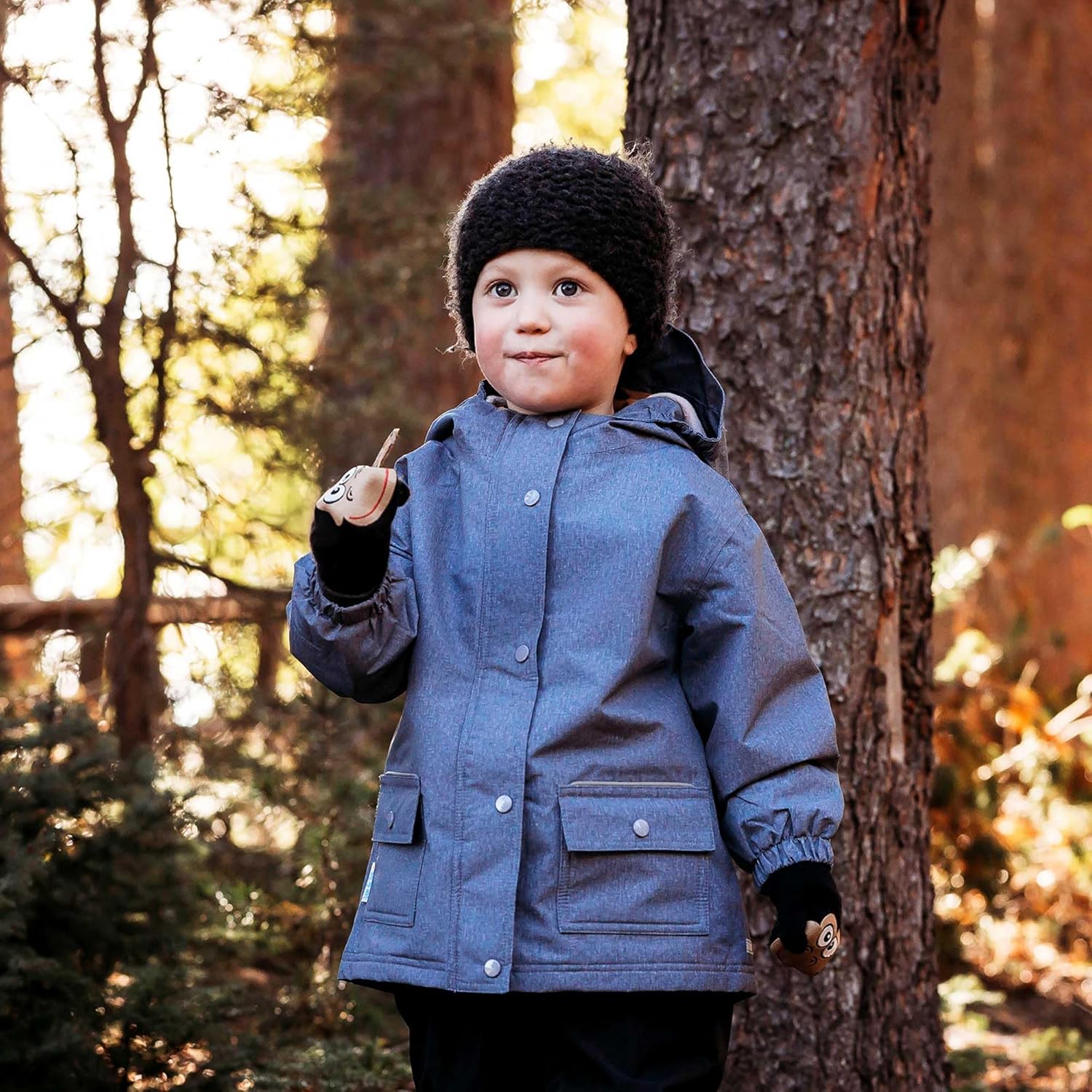 JAN & JUL Waterproof Fleece Lined Rain Jacket, Raincoat for Kids