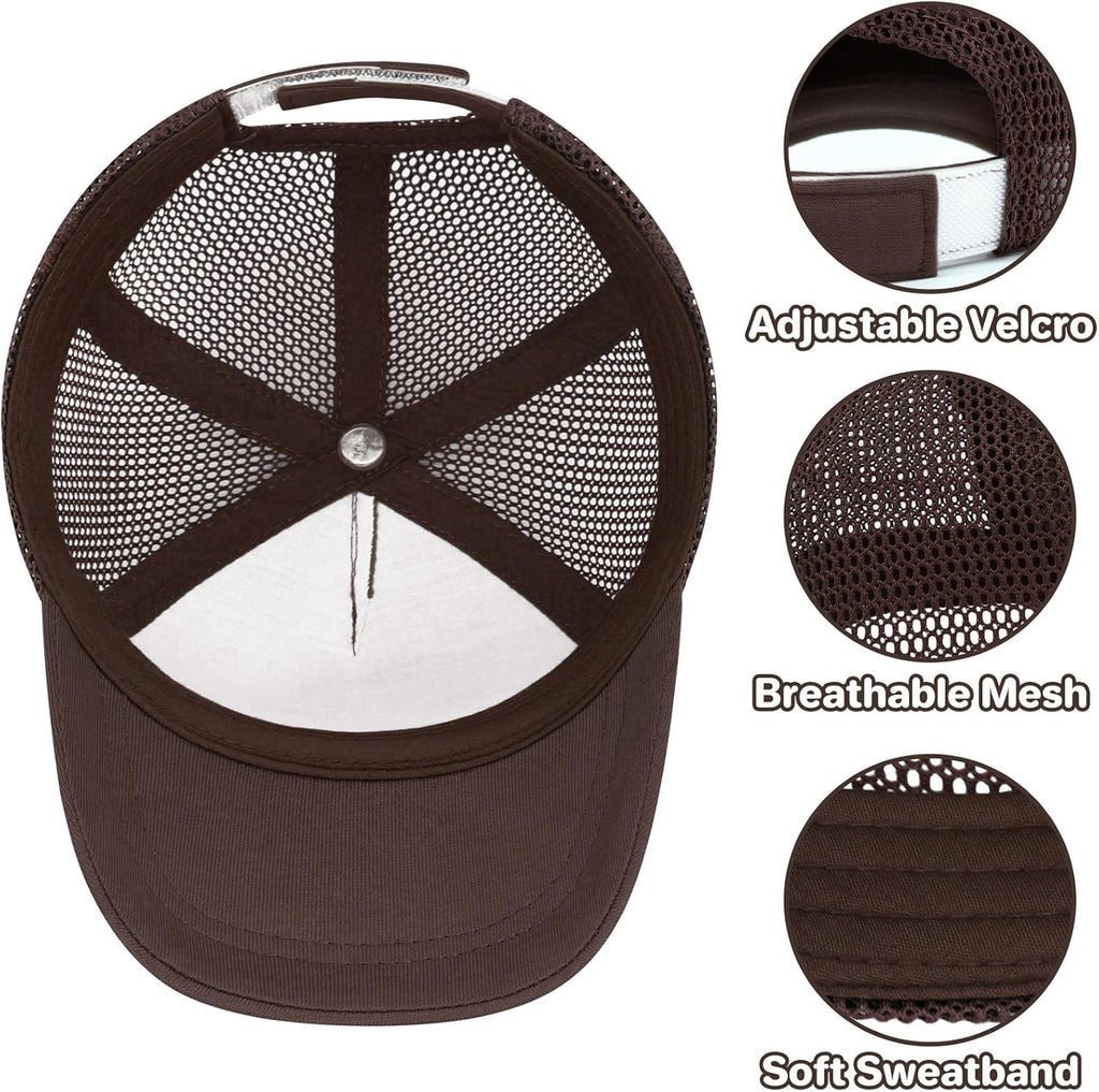 qikqik Baby Baseball Cap Toddler Baseball Hat with Mesh Infant Sun Hat UPF 50+ Baby Ball Cap Toddler Girl Hats Kids Hat Boys