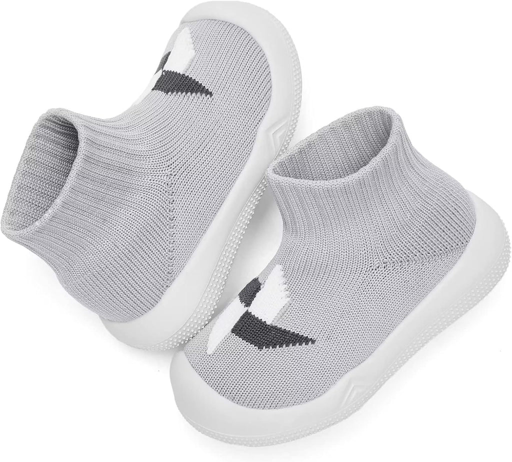 Eashi Baby Boy Girl Non-Skid Indoor Infant Walking Shoes Breathable Warm Elastic Sock Shoes with Memory Sole Protect Toes Outdoor Sneakers