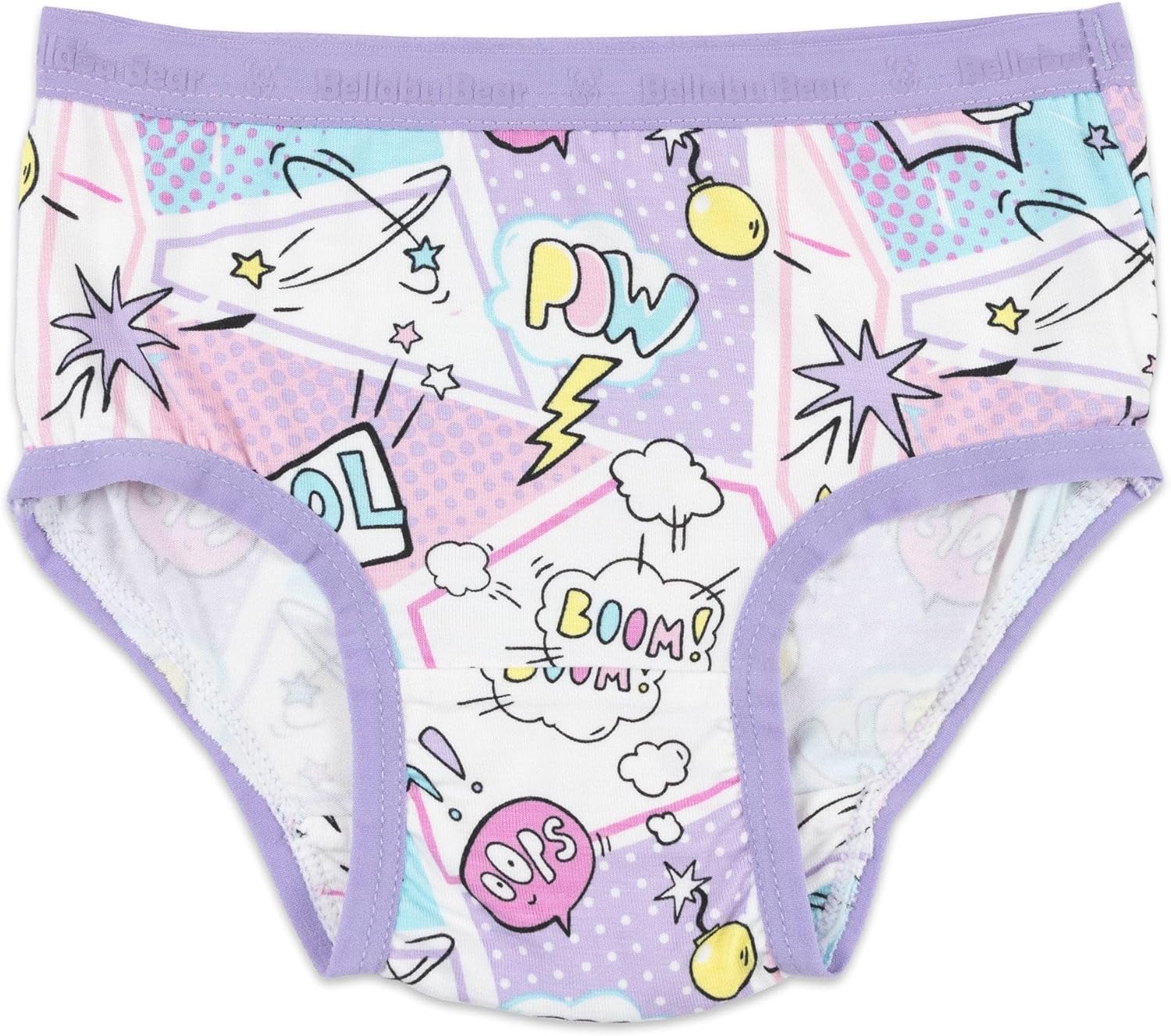 Bellabu Bear Girl's Rayon from Bamboo Underwear 7-Pack