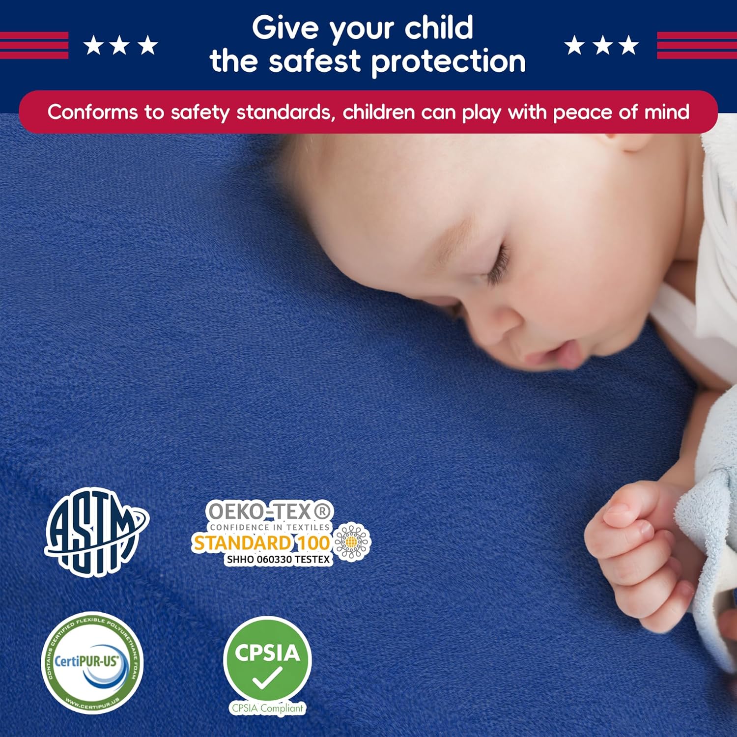 Large Baby Climbing Blocks – 6 Pcs Climbing Toys for Toddlers - Ultra High Density Soft Foam Play Gym Equipment Easy Wash for Indoor Nursery, Classic (Classic, 4-Piece)