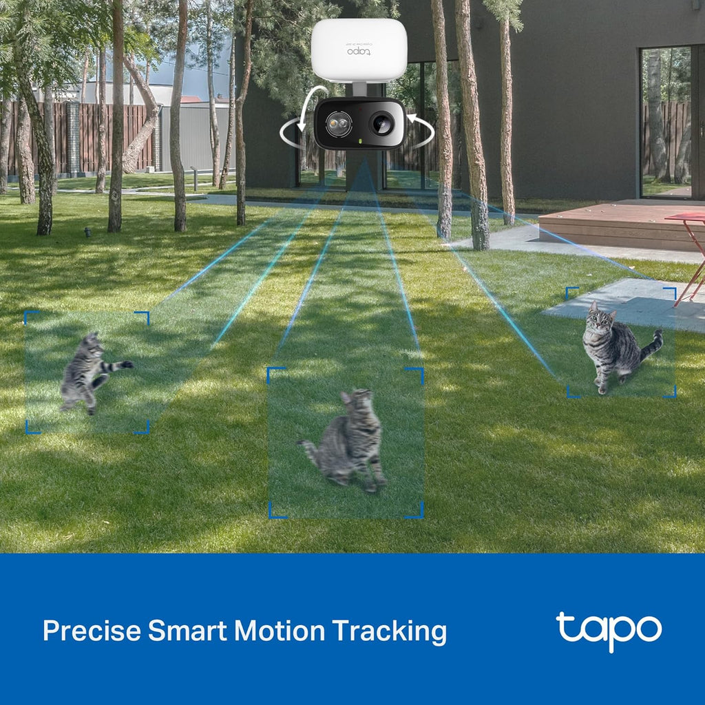 Tapo 2K 3MP Pan/Tilt Indoor/Outdoor Security Camera - Free Person/Baby Cry Detect & Motion Track, 360° Pan, Color Night Vision, SD/Cloud Storage, Works w/Alexa & Google Home HybridCam 360