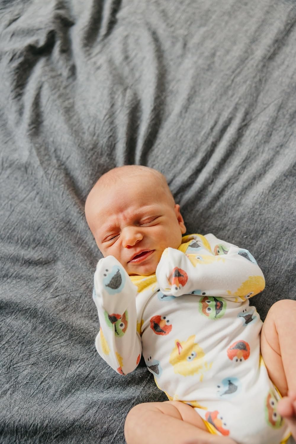 Copper Pearl Long Sleeve Bodysuit Baby: Ultra Soft Baby for Newborns, Boys, and Girls - Stylish, Comfortable, Overlap Shoulders, Premium Knit Fabric - 18-24 Months, Sesame Scribbles