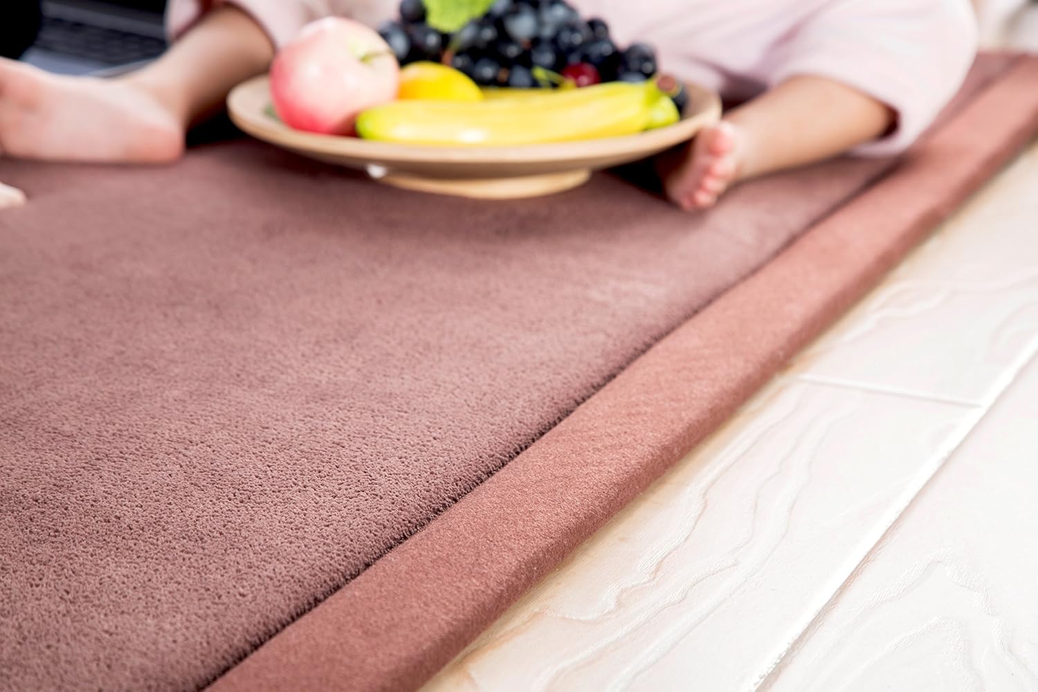 Baby Play Mat Nursey Decor Area Rug V-Mix 1.18" Thick Hypebeast Rug Non Slip Rug Pads Large Area Rug Play Mats for Babies and Toddlers Non-Toxic Area Rugs Used for Living Room 6.6x6.6Ft