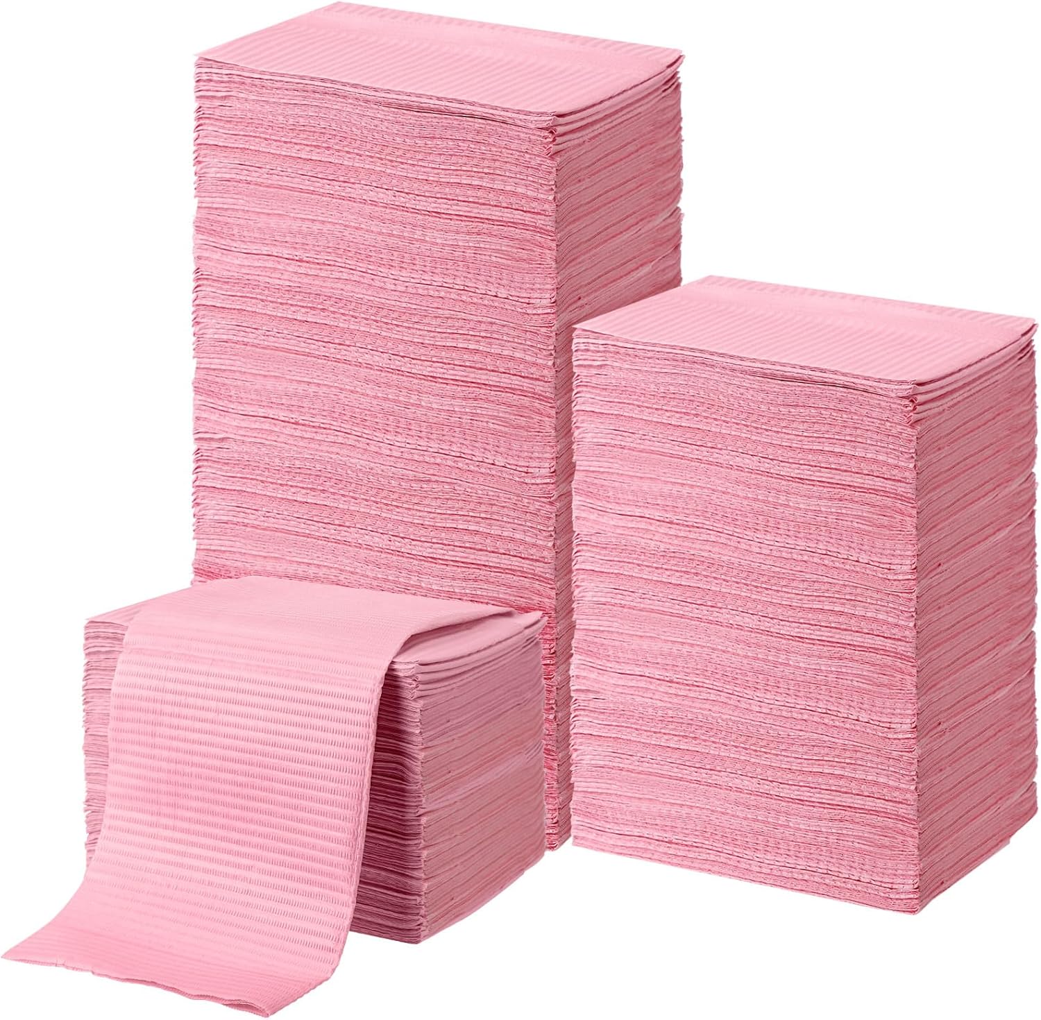 100pcs Disposable Changing Liner 2-ply Baby Changing Station Pad Disposable Changing Pads Diaper Changing Mat Portable Sanitary Liner Refills for Commercial Restrooms (Pink)