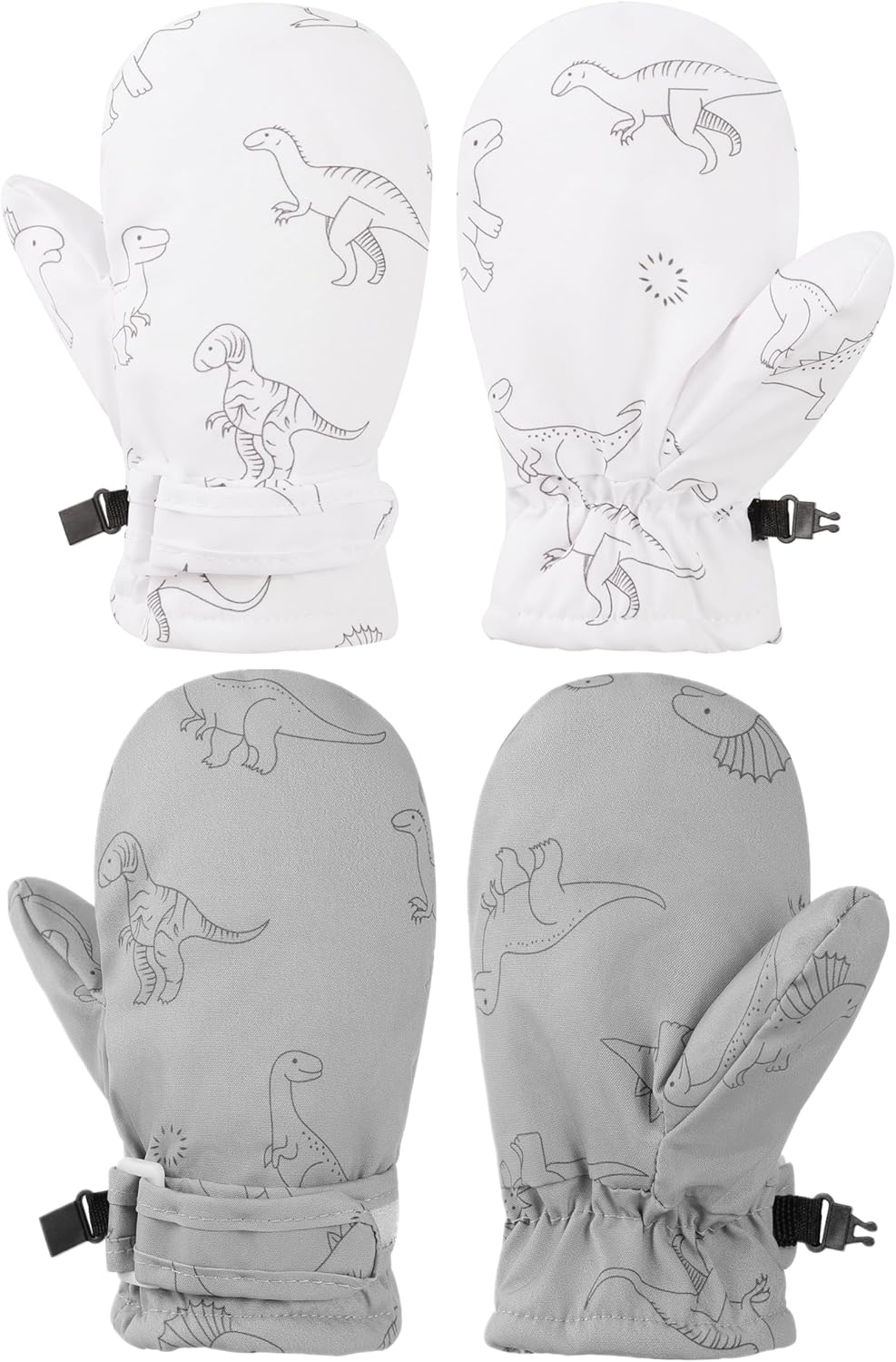 Toddler Gloves Kids Mittens Winter Warm Lined Fleece Gloves Waterproof Snow Baby Mitten for Boys Girls