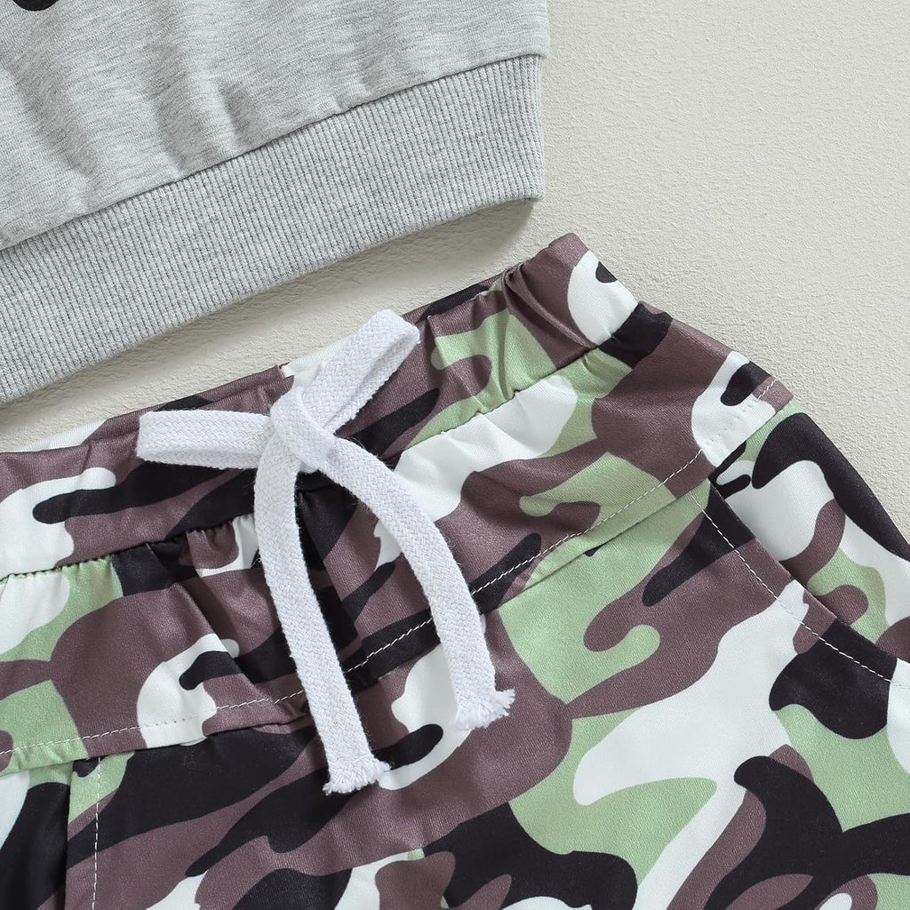 Baby Boy Clothes Fall 6 12 18 24 Months Football Long Sleeve Pullover Tops & Pant Sets Toddler Winter Outfits