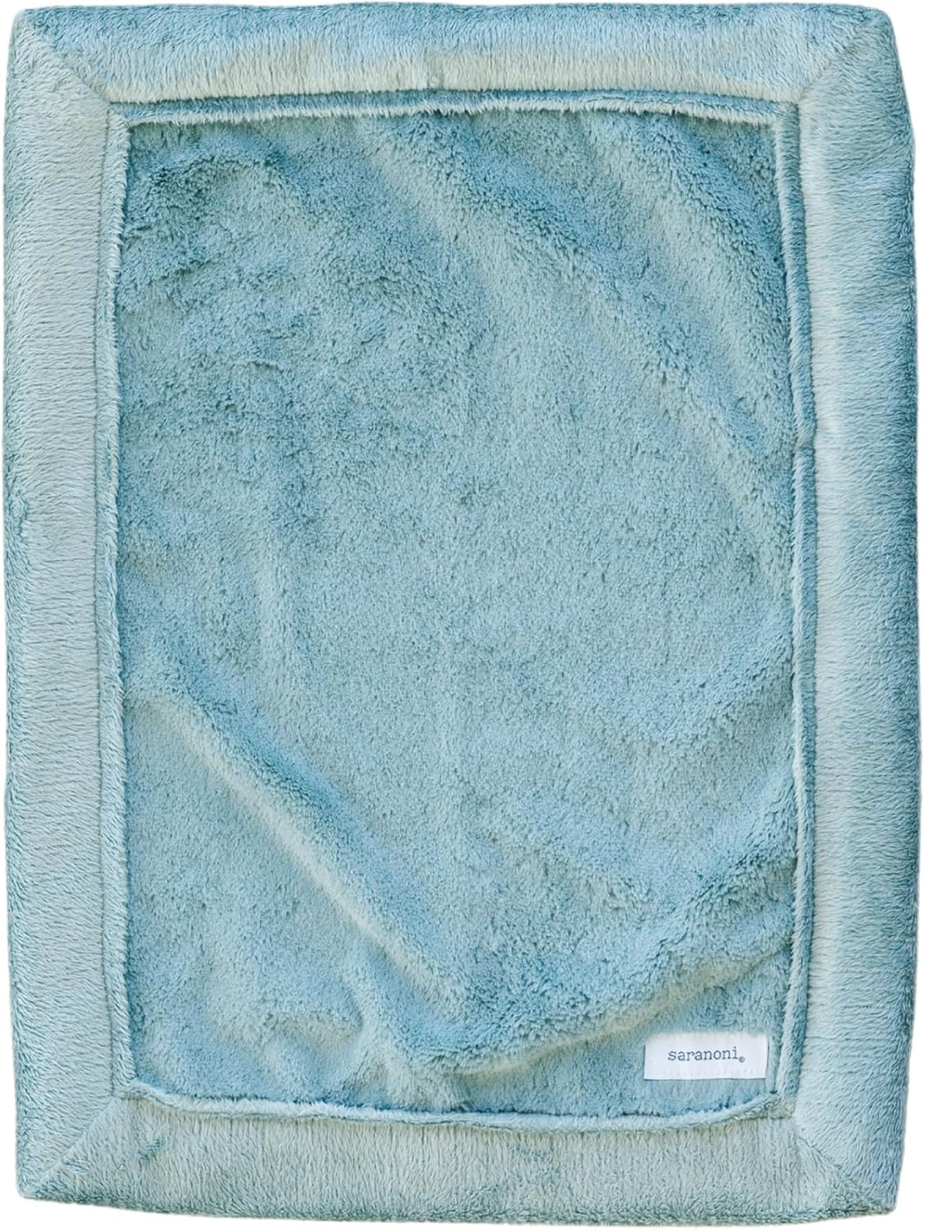 SARANONI Security Blankets for Babies Super Soft Boutique Quality Lush Luxury Baby Blanket (Mini 15" x 20", Eucalyptus)